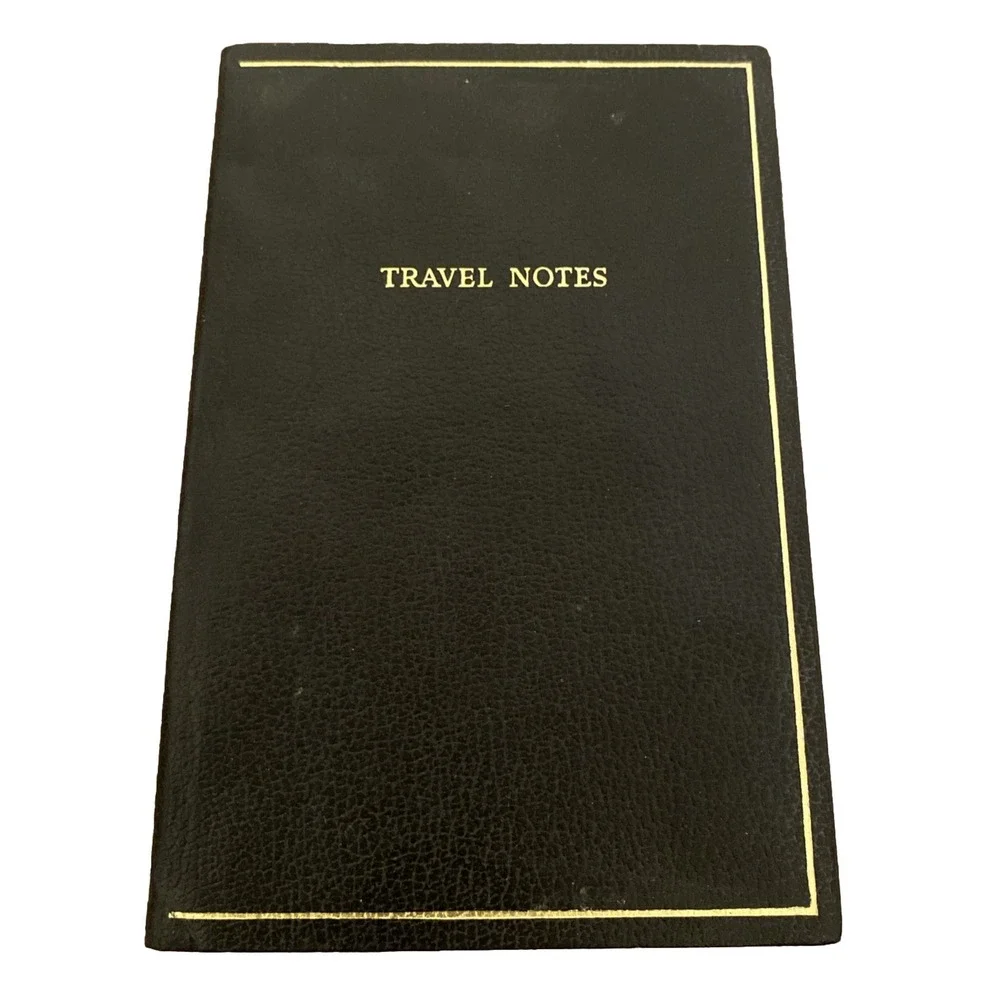 Vintage TN-6 Payne Publishers Leather Bound‎ Travel Notes Diary Journal England